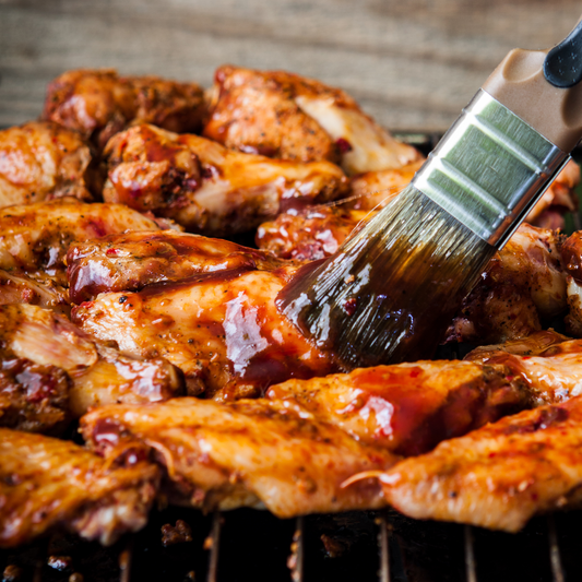 BBQ Grilled Chicken (with mac and cheese and grilled mixed veggies)