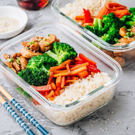 Chicken Teriyaki (with white rice and stir fry vegetables)