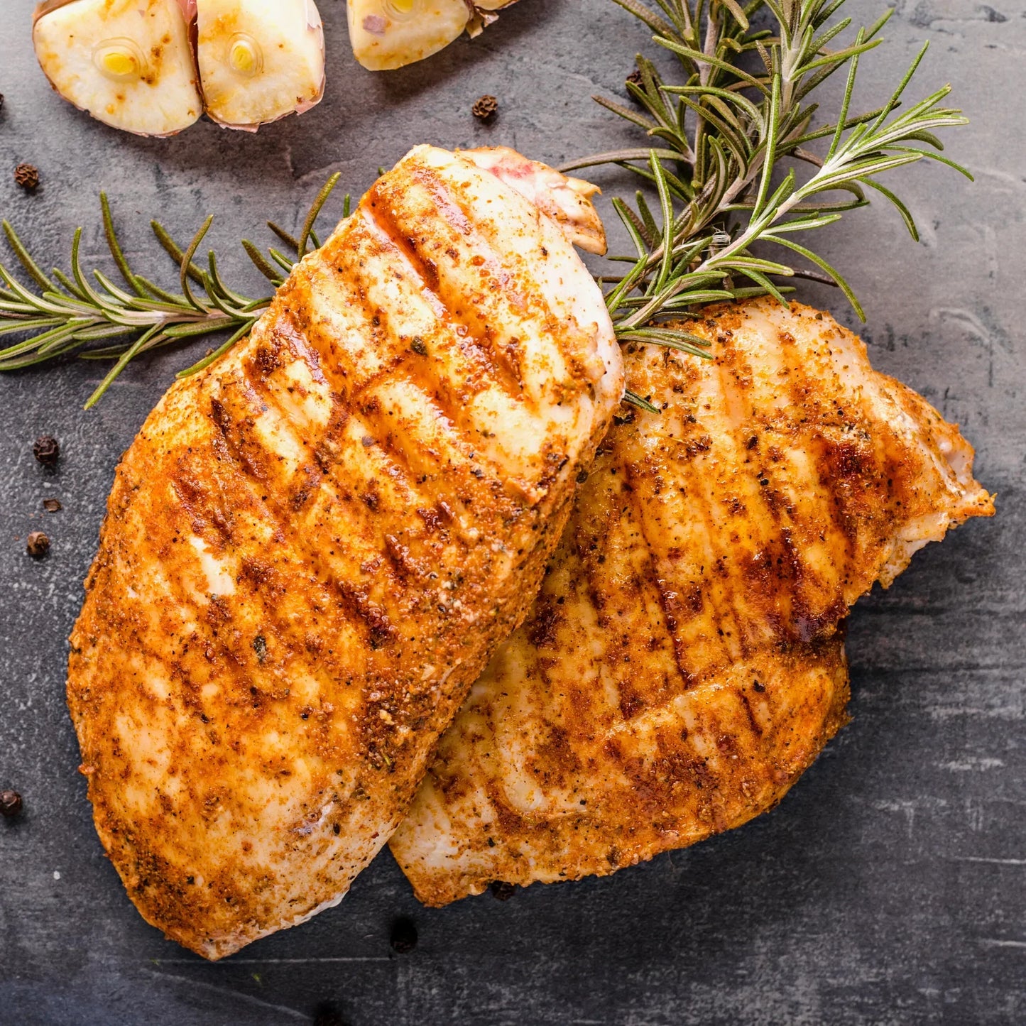 Grilled Chicken (with farro and brussels sprouts)