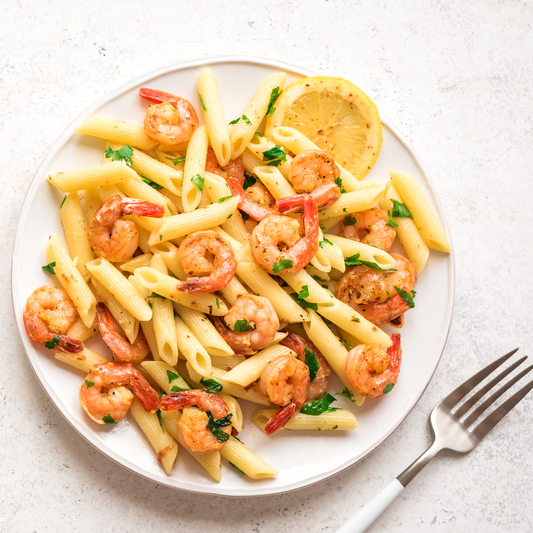 Spicy Garlic Shrimp Pasta