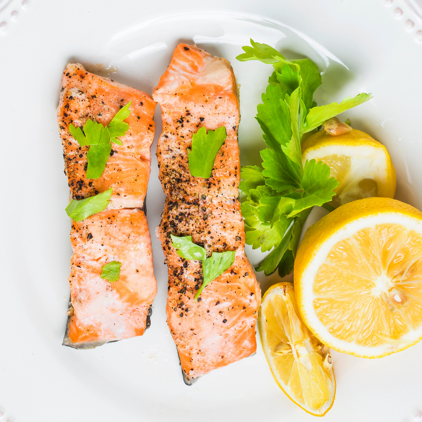 Roasted Salmon (with brown rice and asparagus)