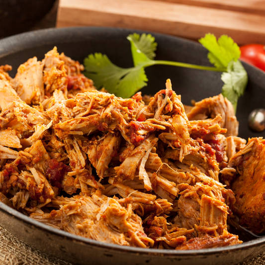 Shredded Beef (with brown rice and black beans)